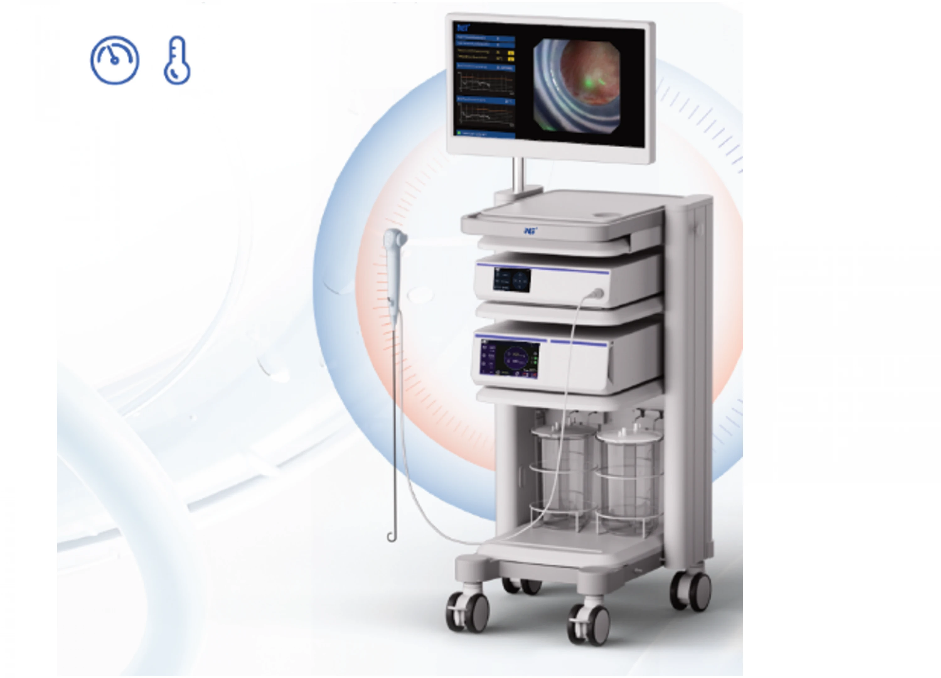 ÜRETERESKOP    (ISI VE BASINÇ SENSÖRÜ BİR ARADA)